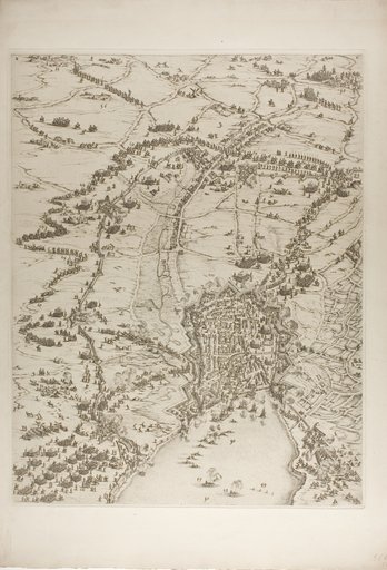 Plate Two from La Siège de la Rochelle
