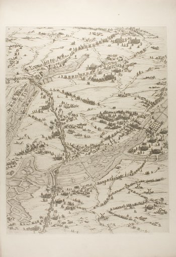 Plate Three from La Siège de la Rochelle