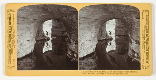Cave of the Dark Waters - Reflection Arch, No. 210 from the series "In and About the Dells of the Wisconsin River"