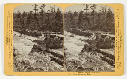 Down through the Falls, No. 1806 from the series "Dells of the St. Louis River"