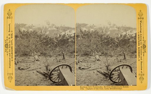 Capture of the Gun, Lady Breckinridge, No. 1754 from the series "Kansas City Panorama. Battle Missionary Ridge"