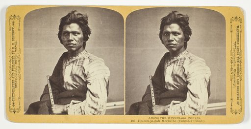 Ho-con-ja-gab Moche he (Thunder Cloud.), No. 480 from the series "Among the Winnebago Indians"