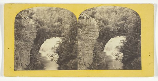 Fall Creek, Ithaca, N.Y. 2d, or Forest Fall, 60 feet high, from north bank