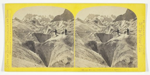 La Mare De Glace Chamounix. Savoie, No. 38 from the series "Views of Italy, Switzerland and Savoy"