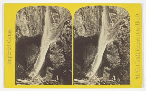 Nourmahal Cascade, and Gold Hunter's Cave, No. 12 from the series "Imperial Gems", No. 12 from the series "Imperial Gems"