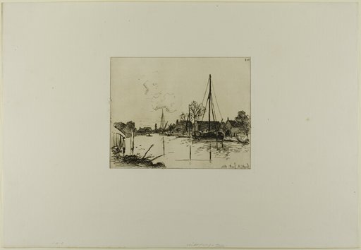 The Canal, from Cahier de six eaux-fortes, vues de Hollande