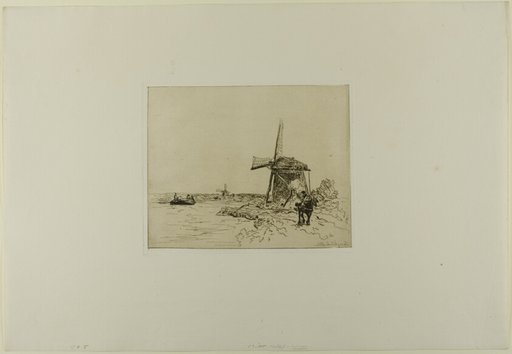 The Towpath, from Cahier de six eaux-fortes, vues de Hollande