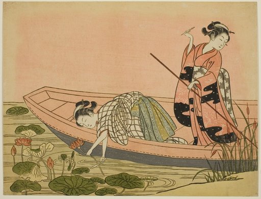Gathering Lotus Flowers
