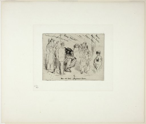 The Title Page for 'Douze Eaux Fortes d'après Nature'