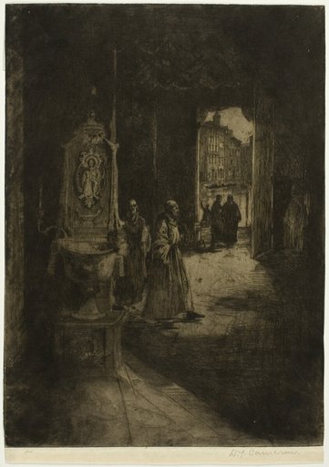 Church Interior, Venice, plate sixteen from the North Italian Set