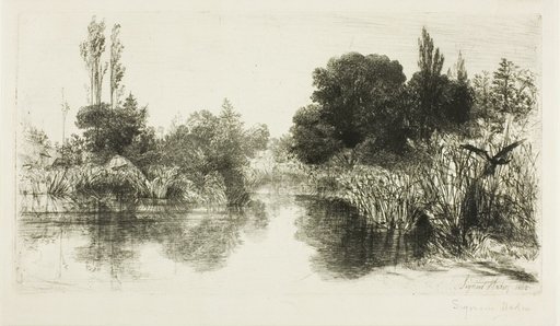 Shere Mill Pond, No. II (large plate)