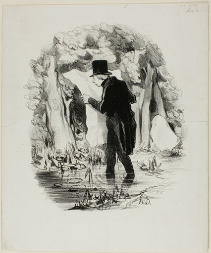 This is Where the Lecture of the Constitutionnel Might Take You, plate 8 from Pastorales
