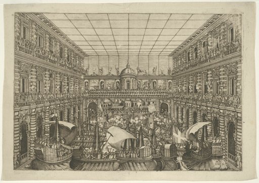 Naumachia in the Courtyard of Palazzo Pitti