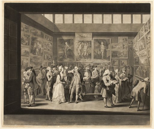 The Exhibition of the Royal Academy of Painting in the Year 1771