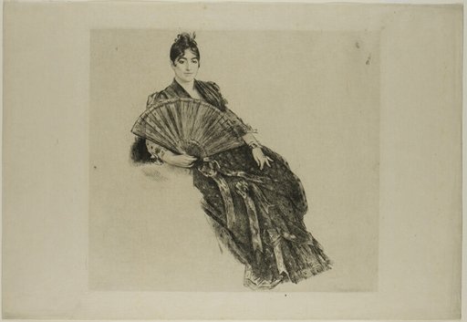 Woman with a Fan