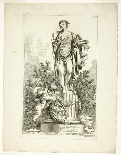 Two Lovers Giving Thanks to the Statue of Health