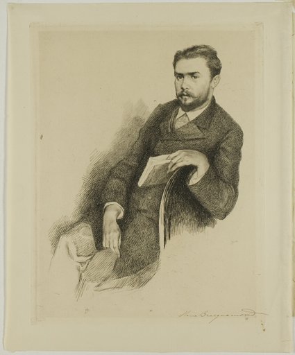 Portrait of the Critic Gustave Geffroy