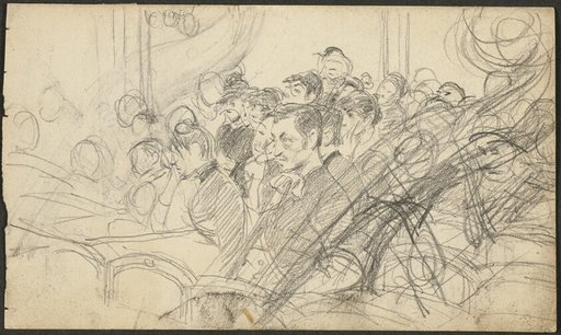 Audience at a Parisian Theatre I