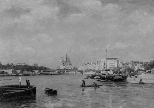 View on the Seine, Paris