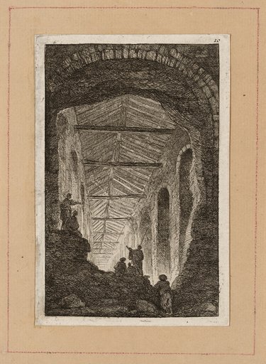 Plate Ten from Evenings in Rome