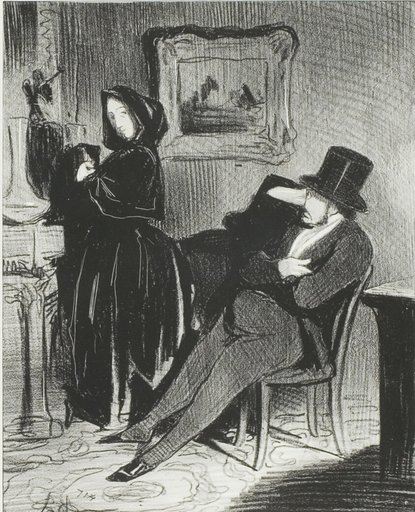 Each time I take you to the opera ball…, plate four from Paris l’hiver
