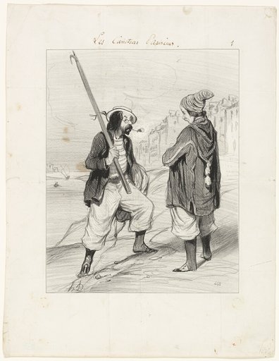 All Right Rigobert, My Old Friend…, plate one from Les Canotiers Parisiens