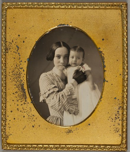 Untitled (Mother and Child in an Informal Pose)