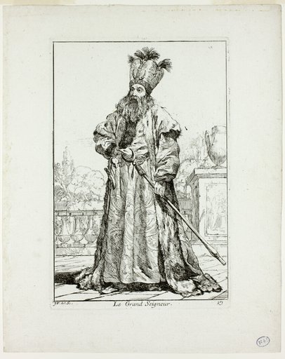 Le Grand Seigneur, plate seventeen from Caravanne du Sultan à la Mecque