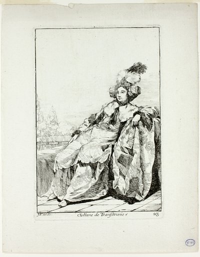 Sultane de Transilvanie, plate 23 from Caravanne du Sultan à la Mecque