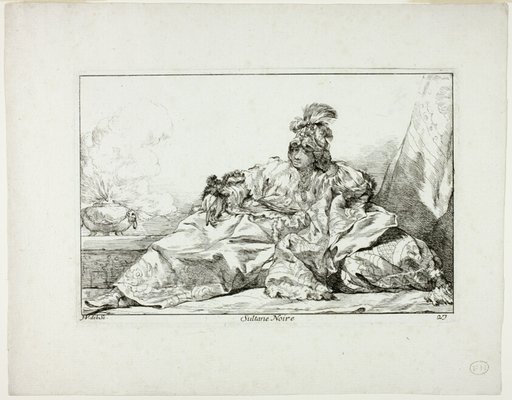 Sultane Noire, plate 27 from Caravanne du Sultan à la Mecque
