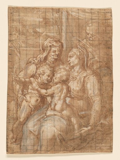 The Holy Family with Saint John the Baptist