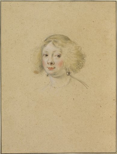 Portrait of a Young Woman with Pearl Earrings