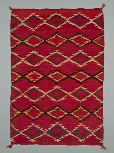 Sarape with Serrated Diamond Pattern