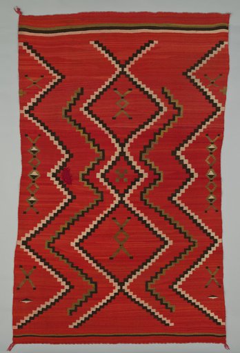 Sarape with Terraced Zigzag Design
