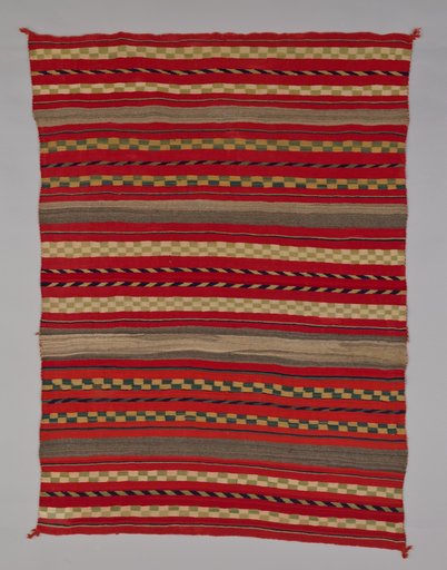 Sarape with Compound Banded Design