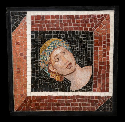 Mosaic Floor Panel Depicting a Personification of a Season
