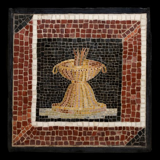 Mosaic Floor Panel Depicting a Brazier