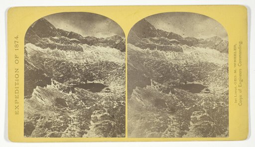 Alpine lakes, and mountain scenery, in the Cerro Blanco Mountains, Colorado, 13.000 feet above sea-level, No. 47 from the series "Geographical Explorations and Surveys West of the 100th Meridian"