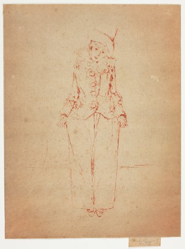 Pierrot en Pied, Portrait of the Lady A. C.