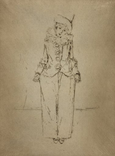 Pierrot en Pied, Portrait of the Lady A. C.