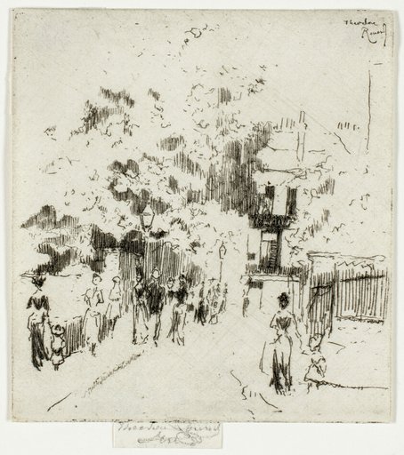 Bank Holiday, Corner of Beaufort Street, Chelsea