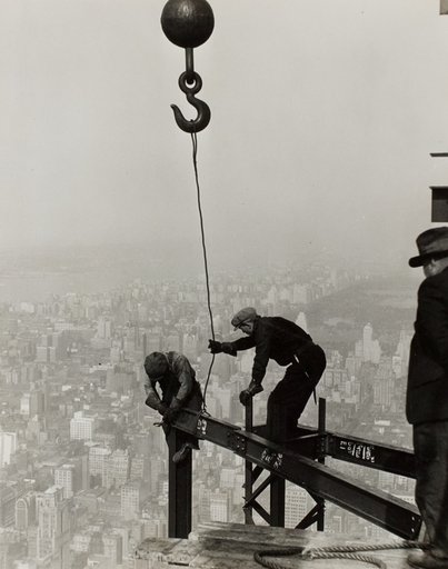 High on the Empire State Building, N.Y.