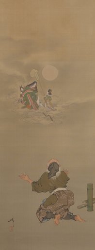 Received Back into the Moon Palace-Taketori (Bamboo Cutter) from the series Twelve Aspects of the Moon
