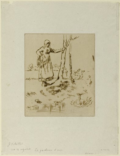 A Girl Minding Geese