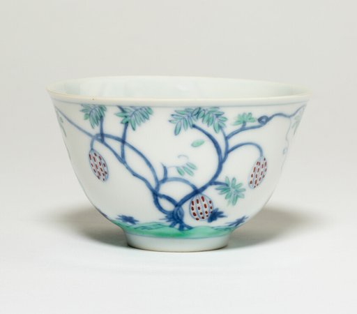 Cup with Fruit Trees