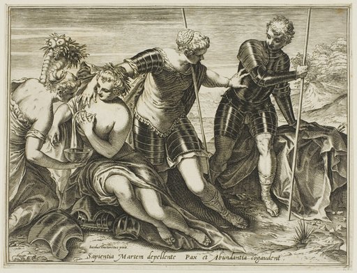 Mars Driven Away from Peace and Abundance by Minerva
