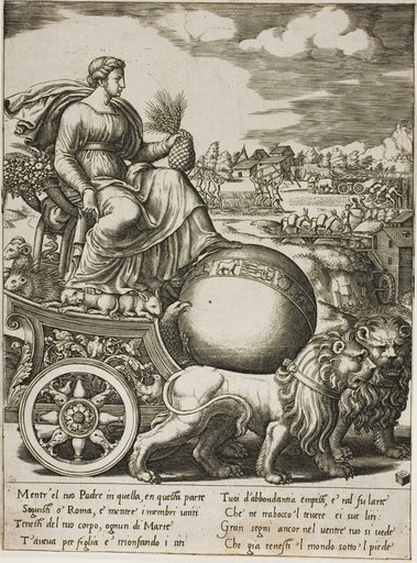Cybele in her Chariot
