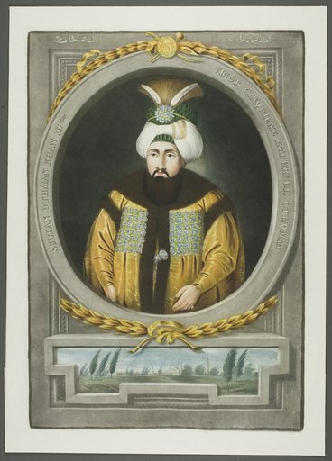 Othman Kahn III, from Portraits of the Emperors of Turkey