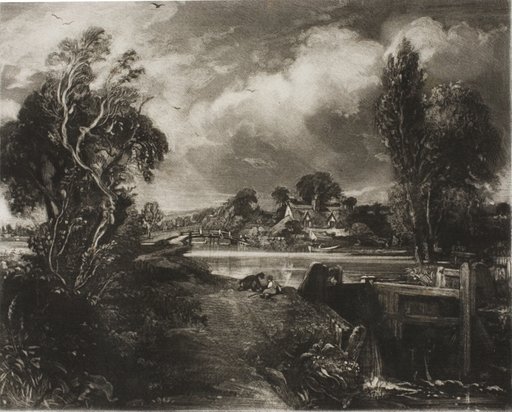 A Lock on the Stour, Suffolk