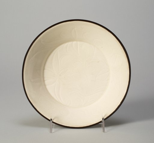 Dish with Stylized Lotus